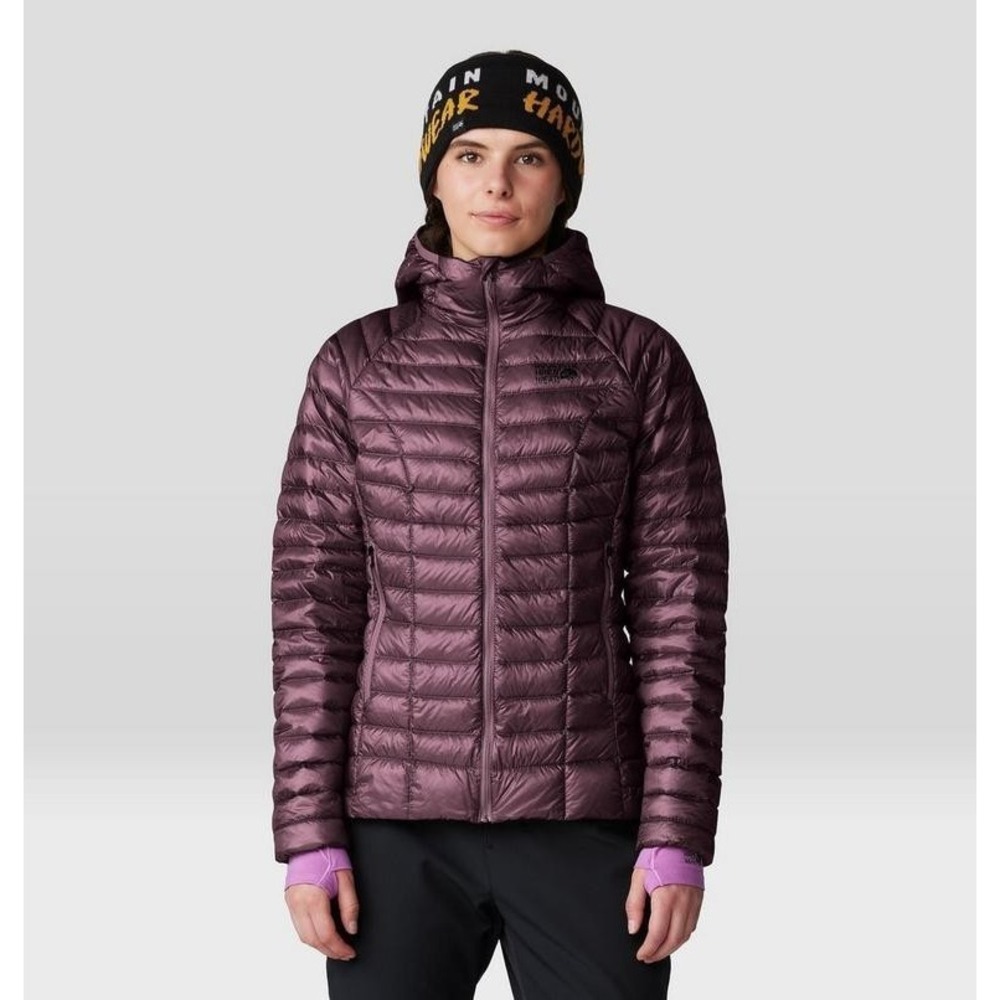 Mountain Hardwear Women's Sz L Ghost Whisperer Hoody Blackberry Purple 800FP NWT